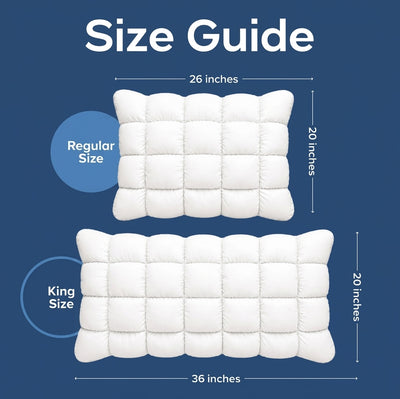 SnuggleSleep Marshmallow Puffy Pillow