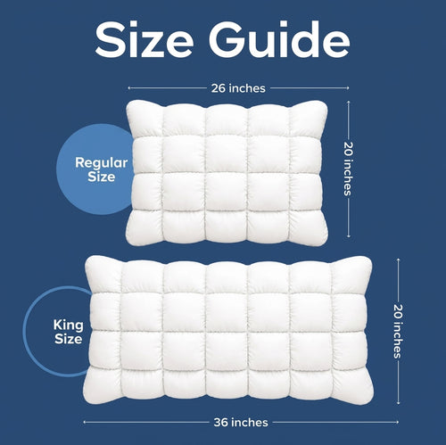 SnuggleSleep Marshmallow Puffy Pillow